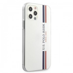 US Polo USHCP12MPCUSSWH iPhone 12/12 Pro 6,1" biały/white Tricolor Collection|mobilo.lv
