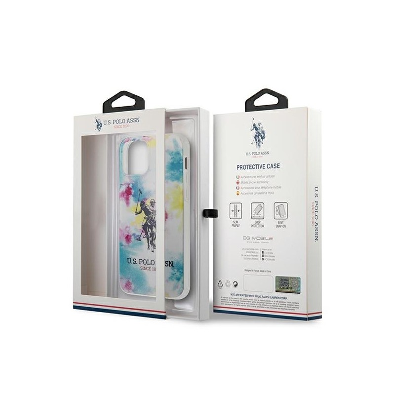 US Polo USHCP12SPCUSML iPhone 12 mini 5,4" multicolor Tie & Dye Collection|mobilo.lv