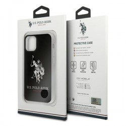 US Polo USHCP12STPUHRBK iPhone 12 mini 5,4" czarny/black Shiny Big Logo|mobilo.lv