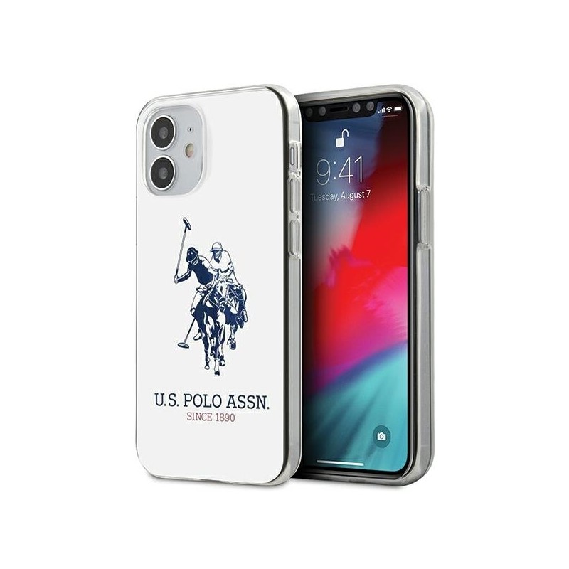 US Polo USHCP12STPUHRWH iPhone 12 mini 5,4" biały/white Shiny Big Logo|mobilo.lv