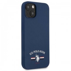 US Polo USHCP13SSFGV iPhone 13 mini 5,4" granatowy/navy Silicone Collection | mobilo.lv