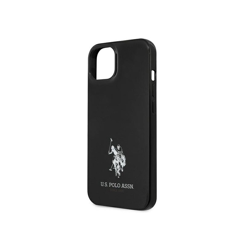 US Polo USHCP13SUMHK iPhone 13 mini 5.4" black/black hardcase Horses Logo|mobilo.lv