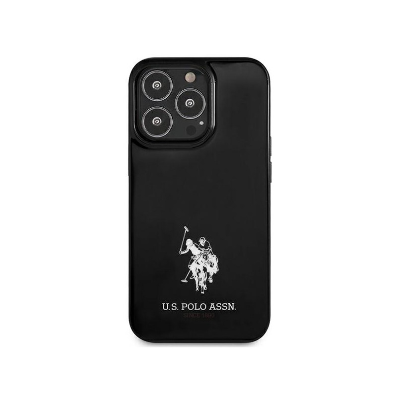 US Polo USHCP13XUMHK iPhone 13 Pro Max 6.7" black/black hardcase Horses Logo|mobilo.lv
