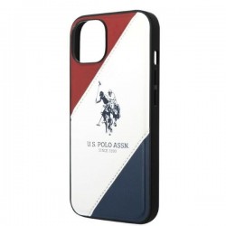 US Polo USHCP14SPSO3 iPhone 14 6.1" white/white Tricolor Embossed|mobilo.lv