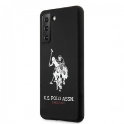 US Polo USHCS21MSLHRBK S21+ G996 czarny/black Silicone Logo | mobilo.lv
