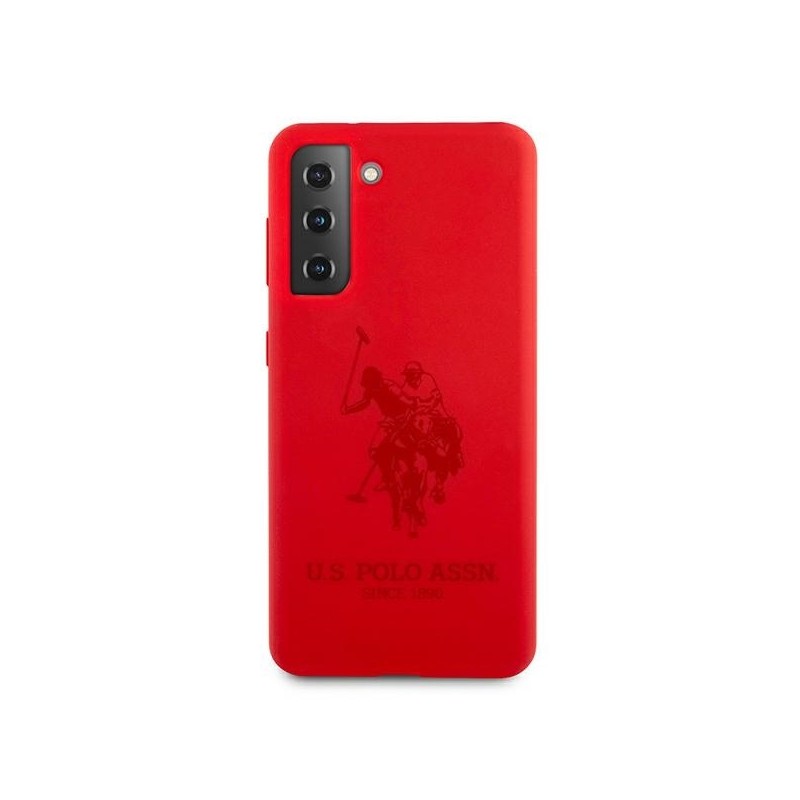 US Polo USHCS21MSLHRTRE S21+ G996 czerwony/red Silicone On Tone|mobilo.lv