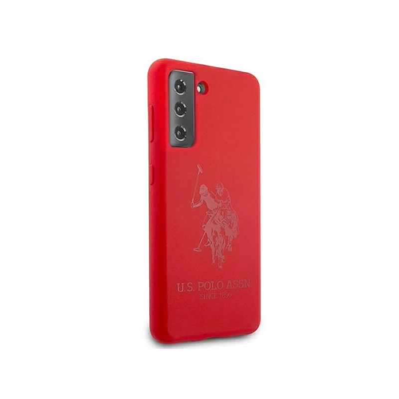 US Polo USHCS21SSLHRTRE S21 G991 czerwony/red Silicone On Tone|mobilo.lv