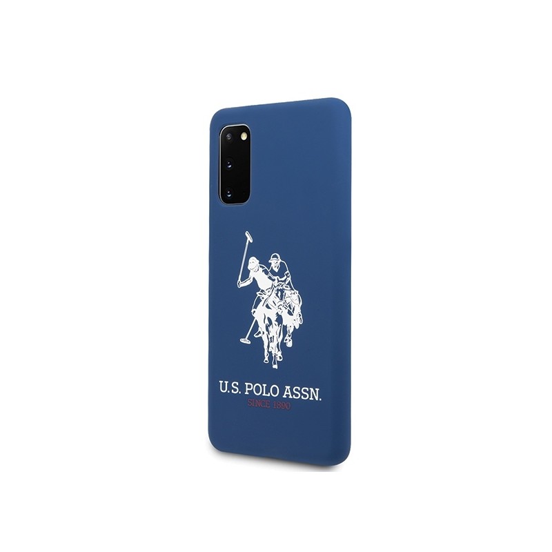 US Polo USHCS62SLHRNV S20 G980 granatowy/navy Silicone Collection | mobilo.lv
