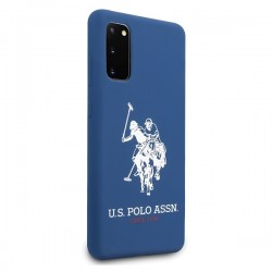 US Polo USHCS62SLHRNV S20 G980 granatowy/navy Silicone Collection|mobilo.lv
