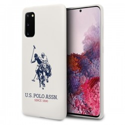 US Polo USHCS62SLHRWH S20 G980 biały/white Silicone Collection|mobilo.lv