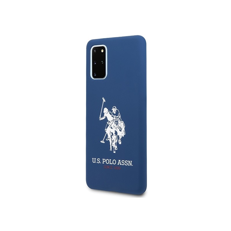 US Polo USHCS67SLHRNV S20+ G985 granatowy/navy Silicone Collection | mobilo.lv
