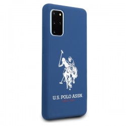 US Polo USHCS67SLHRNV S20+ G985 granatowy/navy Silicone Collection|mobilo.lv