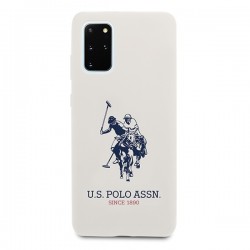 US Polo USHCS67SLHRWH S20+ G985 biały/white Silicone Collection|mobilo.lv