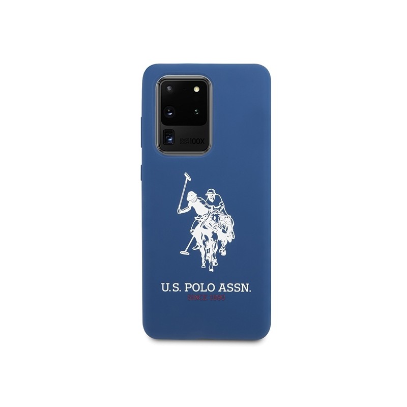 US Polo USHCS69SLHRNV S20 Ultra G988 granatowy/navy Silicone Collection | mobilo.lv