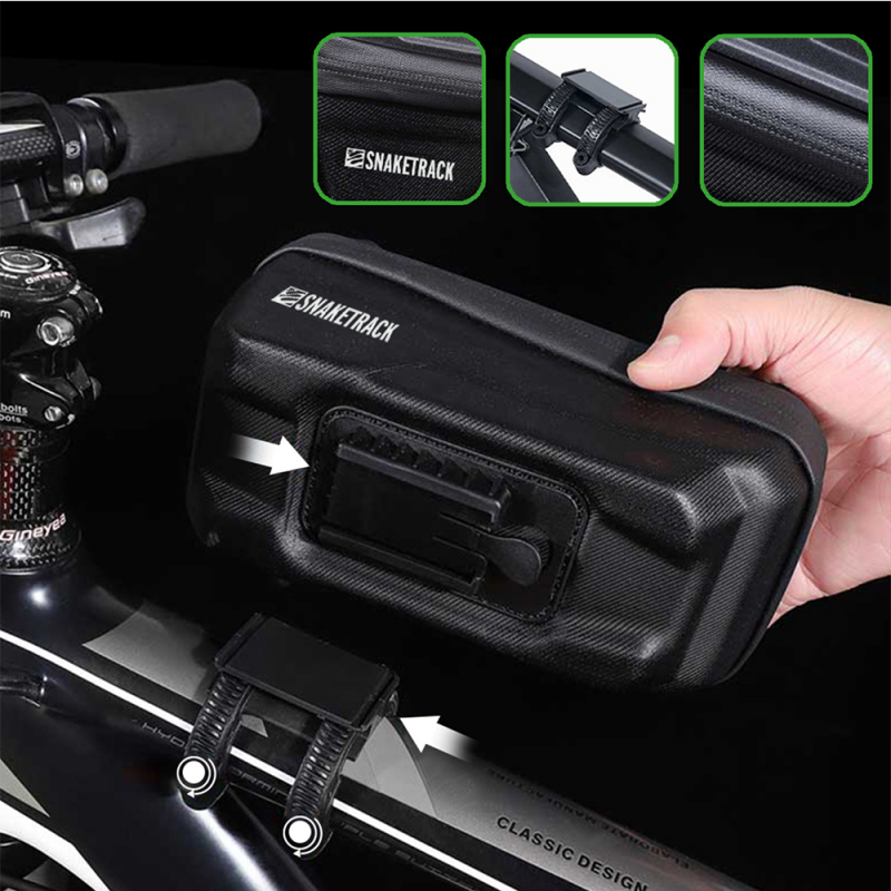 Universal Track bike handlebar bag Melns | mobilo.lv