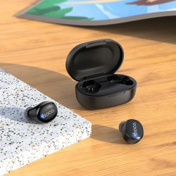 Universal wireless bluetooth earphones TWS EW11 Melns|mobilo.lv