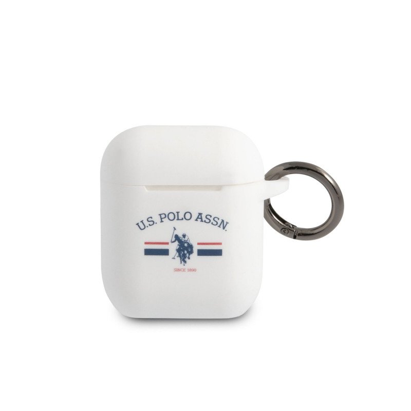 Bezvadu austiņu apvalks Apple Horses Flag USACA2SFGH White, With Design