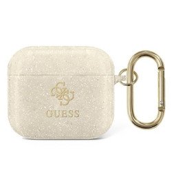 Bezvadu austiņu apvalks Apple Glitter Collection GUA3UCG4GD Gold, With Design