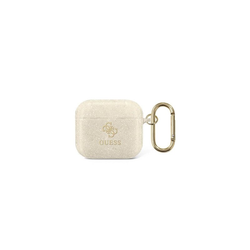 Bezvadu austiņu apvalks Apple Glitter Collection GUA3UCG4GD Gold, With Design