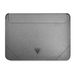Datorsoma Saffiano Metal Logo Silver