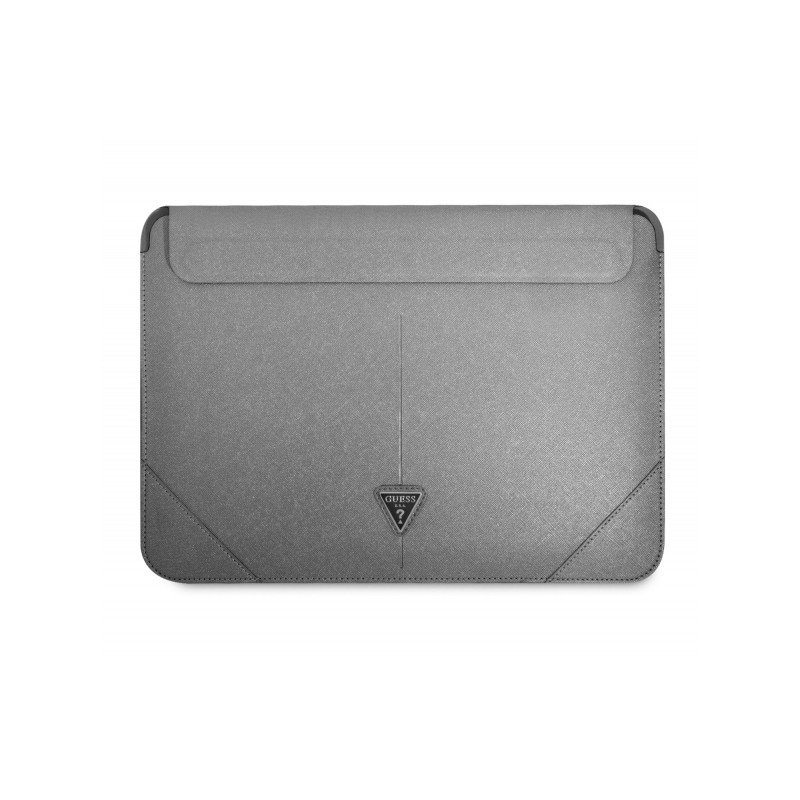 Datorsoma Saffiano Metal Logo Silver