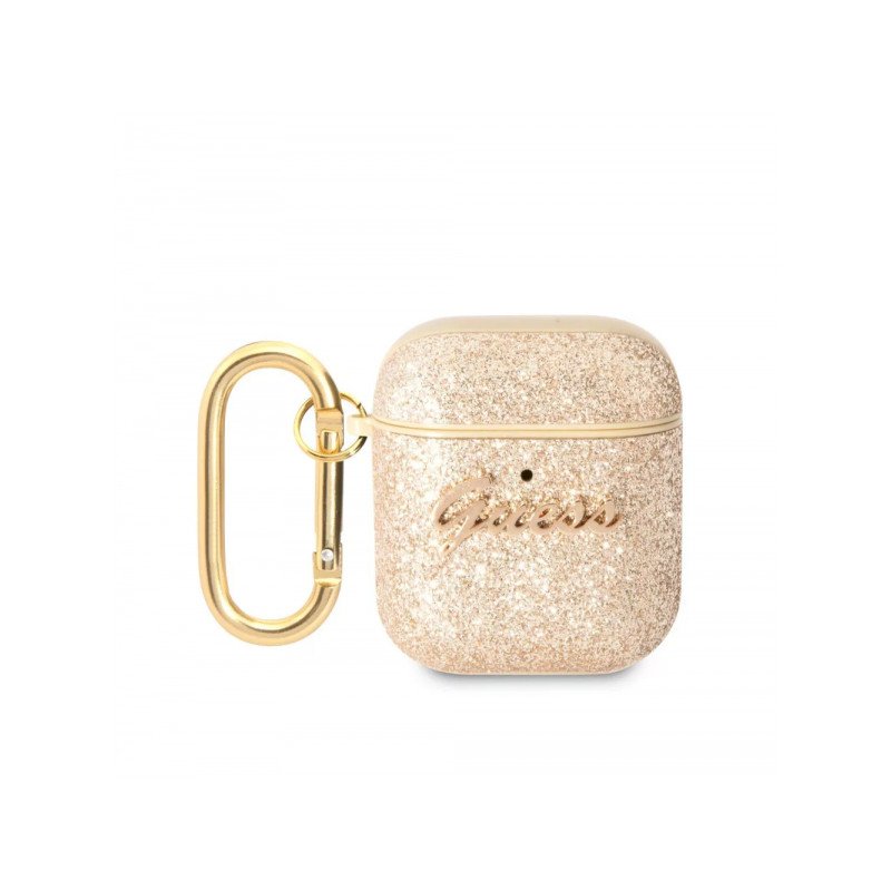 Bezvadu austiņu apvalks Apple Glitter Flakes Gold