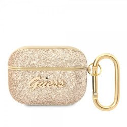 Bezvadu austiņu apvalks Apple Glitter Flakes Gold