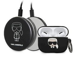 Bezvadu austiņu apvalks Apple KLBPPBOAPK Black, With Design