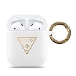Bezvadu austiņu apvalks Apple Triangle GUACA2LSTLWH White, With Design