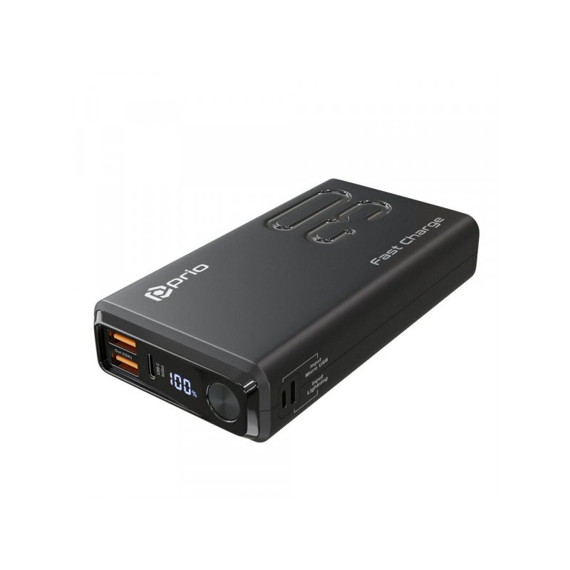 Ārējā baterija Fast Charge 30'000 mAh Black
