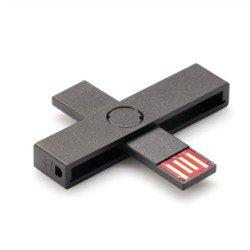Karšu lasītājs Universal ID Karšu lasītājs USB PC/SC N68 Black