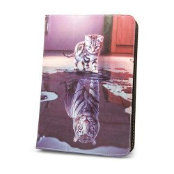 Planšetdatora universālais maciņš Little Tiger Mixed, With Design