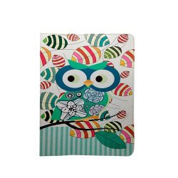 Planšetdatora universālais maciņš Green Owl Mixed, With Design
