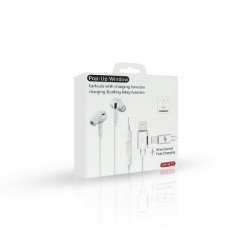 Austiņas ar vadu JH-015 Lightning White
