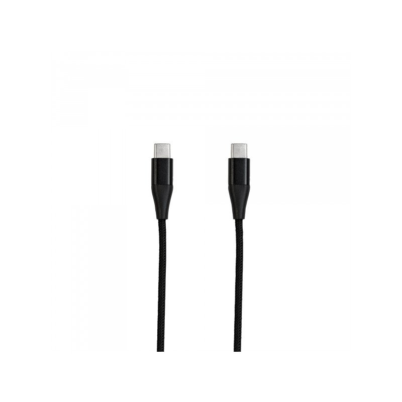 Kabelis Braided Type-C to Type-C Black