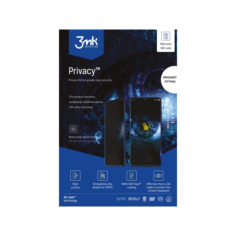 Viedtālruņa aizsargplēve All-Safe Privacy Phone Sell