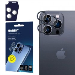 Viedtālruņa kameras aizsargstikls Apple iPhone 15 Pro Max Hardy Lens Black