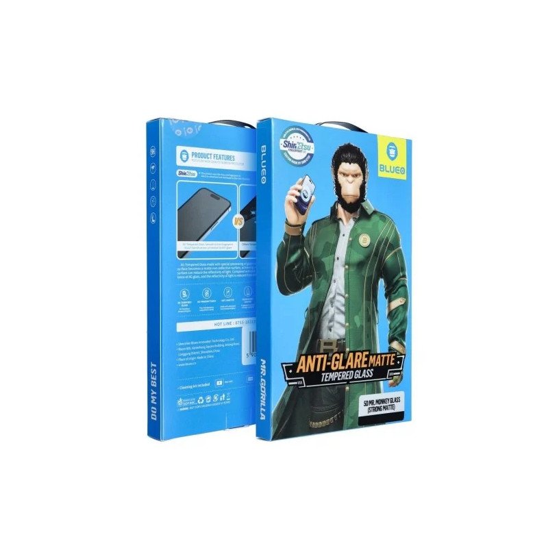 Viedtālruņa aizsargstikls Apple iPhone 14 Plus Mr. Monkey Glass Strong Matte