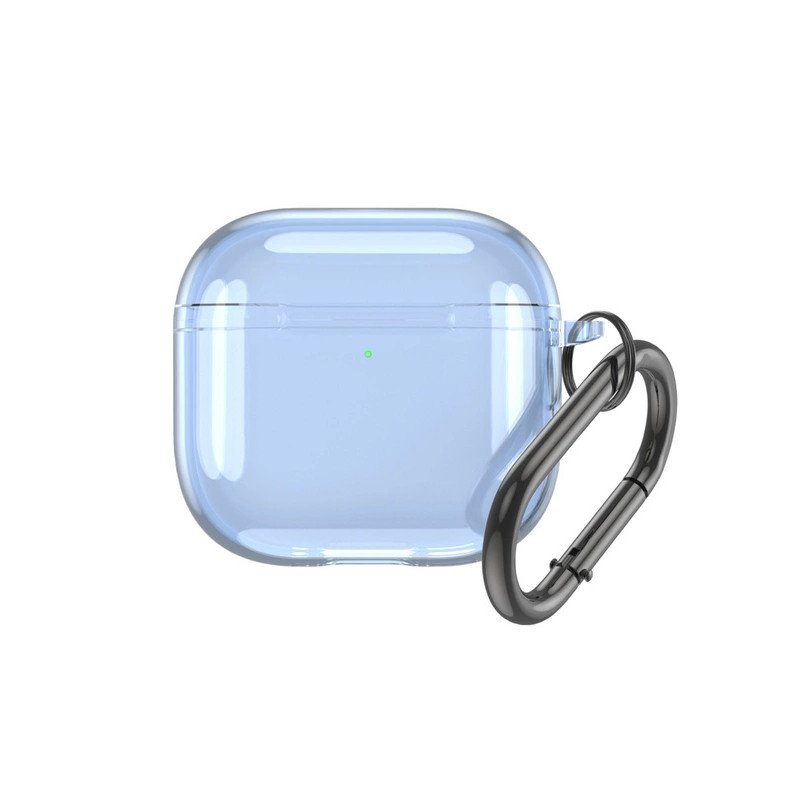 Bezvadu austiņu apvalks Apple Case cover Blue, Transparent
