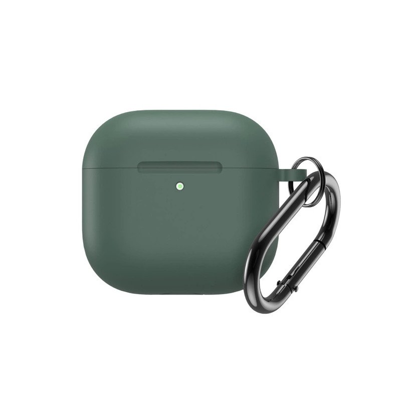 Bezvadu austiņu apvalks Apple Silicone case Green