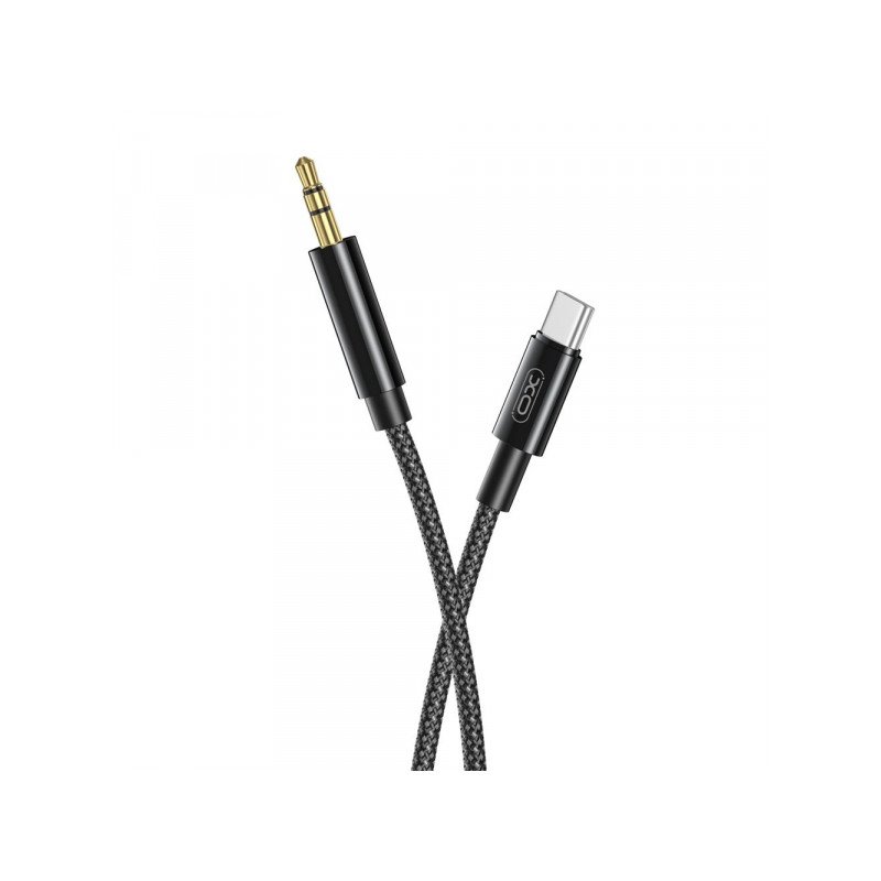 Audio kabelis NB-R211B 3,5mm to Type-C Black