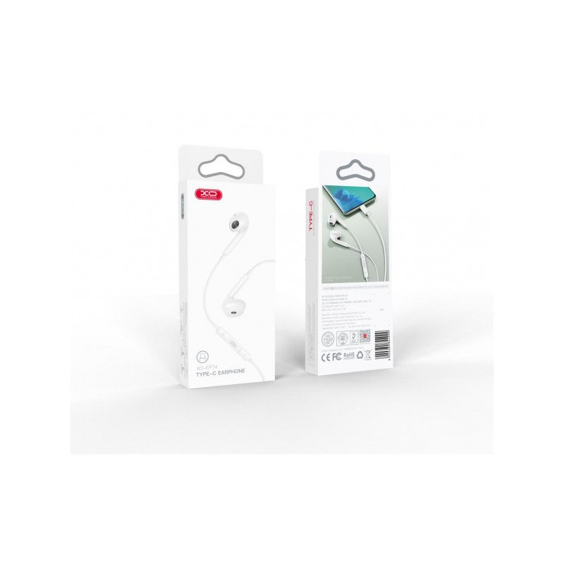 Austiņas ar vadu EP74 Type-C White