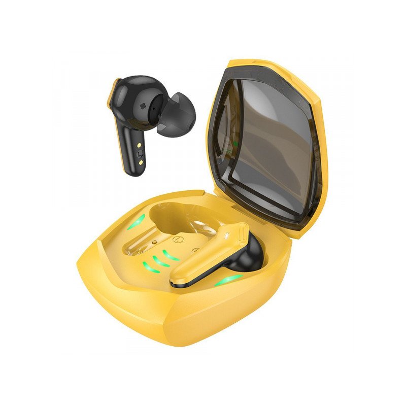 Bezvadu austiņas Bluetooth Earphones TWS EW28 Black, Yellow
