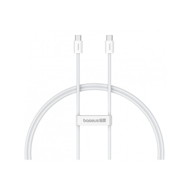 Kabelis USB-C - USB-C 30W White