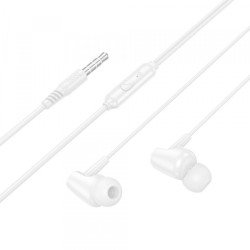 Austiņas ar vadu Earphones 3.5mm jack M112 White