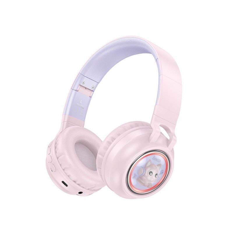 Bezvadu austiņas Headphones Bluetooth W50 Pink