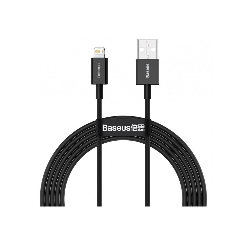 Kabelis USB - Lightning 2m cable Black