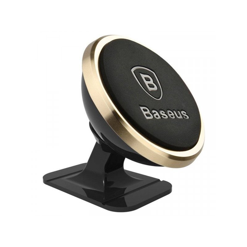 Viedtālruņa turētājs automašīnai Magnetic 360 Black, Gold