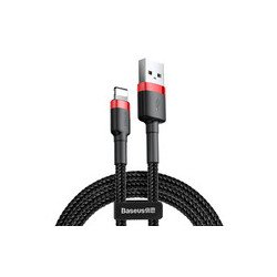 Kabelis CALKLF-R91 USB-A to Lightning Black, Red