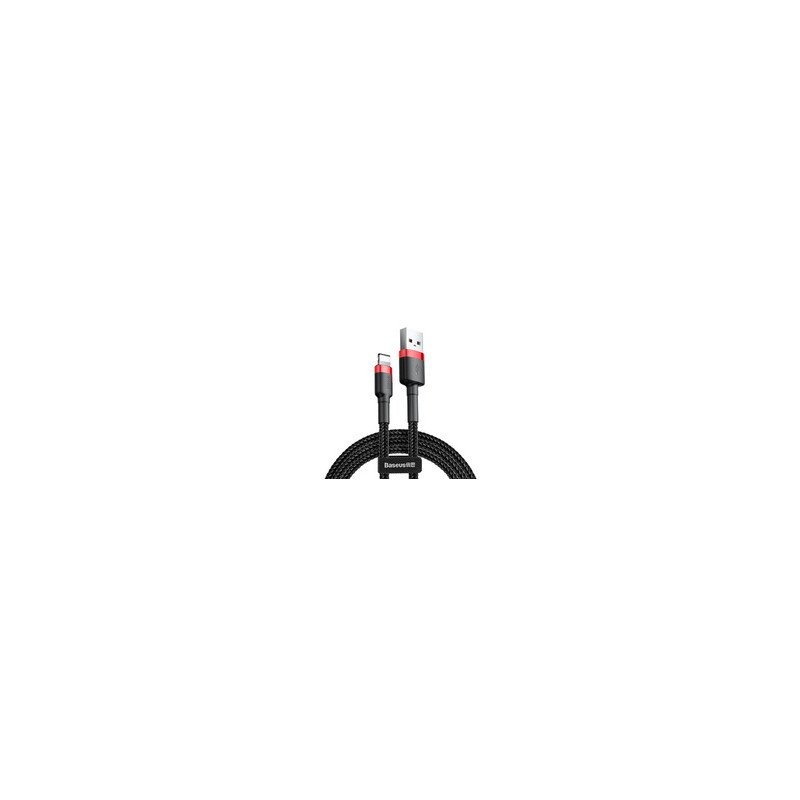 Kabelis CALKLF-R91 USB-A to Lightning Black, Red